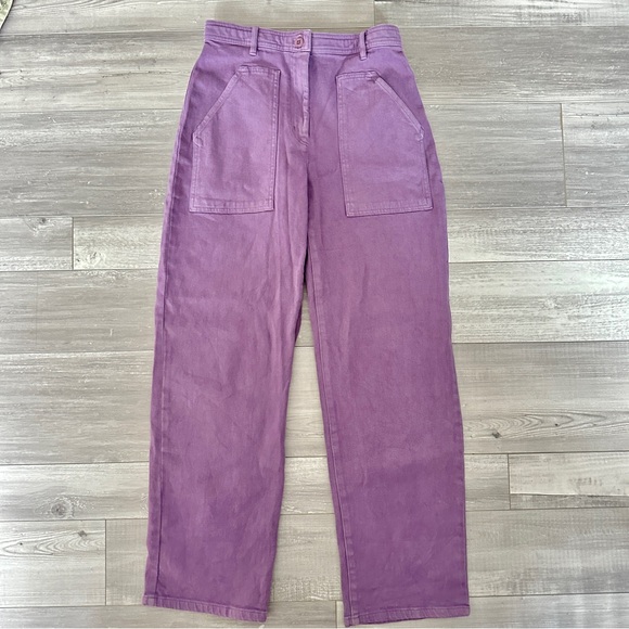 Wilfred Modern Utility Cargo Pants Purple - Picture 6 of 8